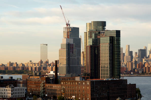 그린포인트 브루클린 아파트먼트 빌딩 - green point 뉴스 사진 이미지