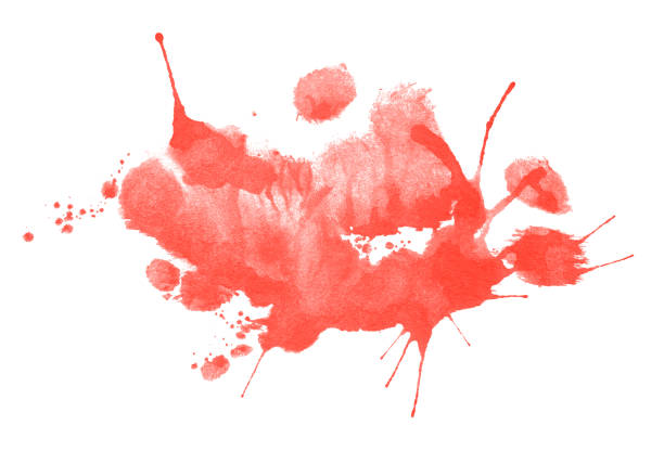 Abstract watercolor splash isolated on white background. Watercolor clipart