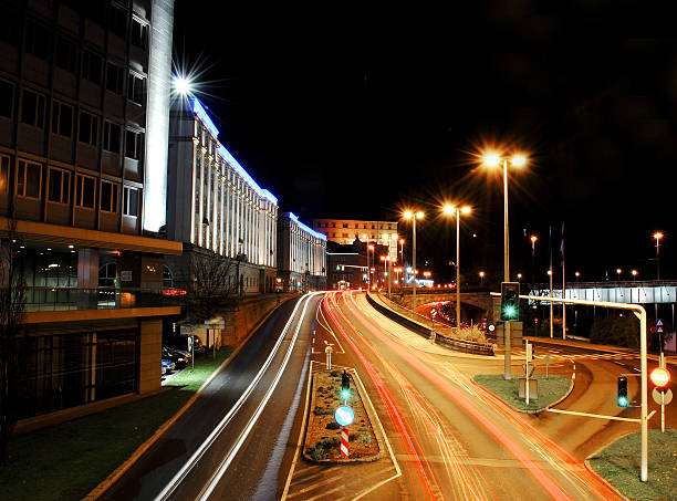 istock Urban street Linz scenery - Austria 135090597