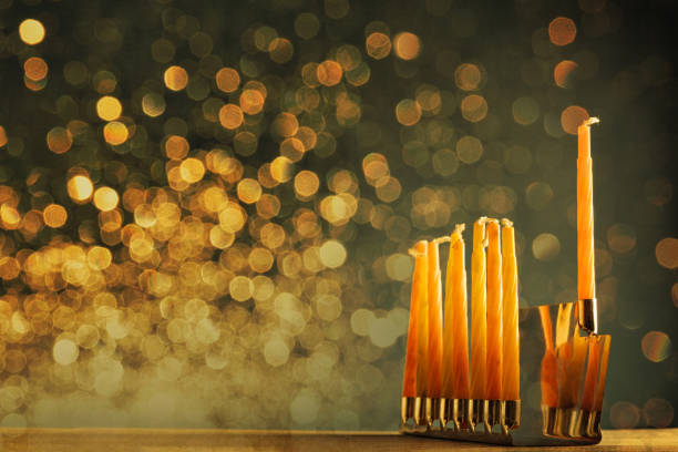 istock Hanukah  celebration concept - jewish Hanukah holiday 1350906308