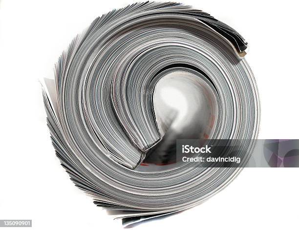 Gerollte Magazine Stockfoto und mehr Bilder von Kreis - Kreis, Zeitung, Papier