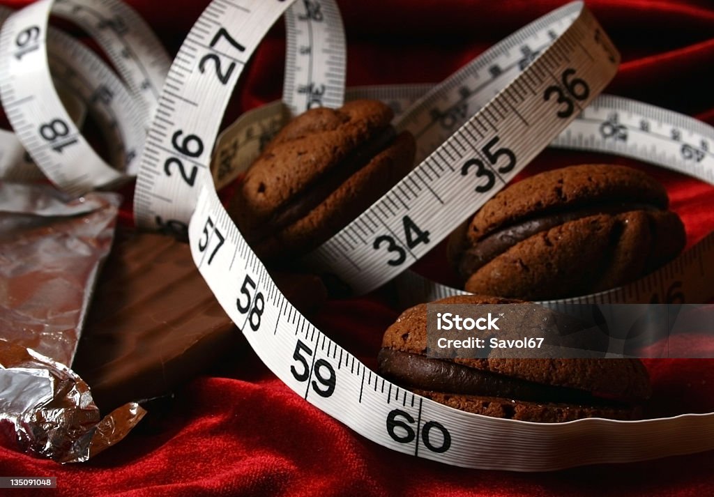 Cookies de dieta tentação de Chocolate - Foto de stock de Adulto royalty-free