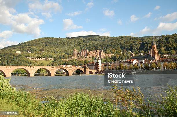 Heidelberg In Germany Stock Photo - Download Image Now - Alte Brucke, Arch Bridge, Baden-Württemberg