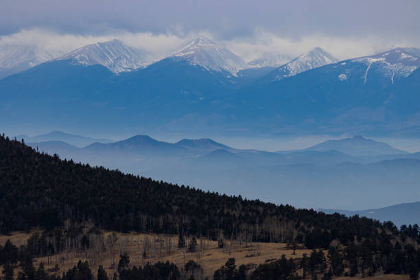 istock layers of Fog on the Sangre 1350912811