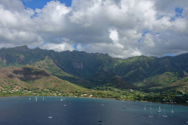 istock aerial view of Taiohae bay 1350912861