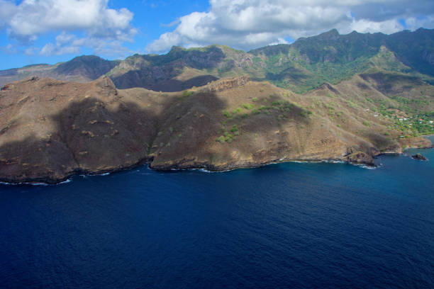 istock aerial view of Taiohae bay 1350912888