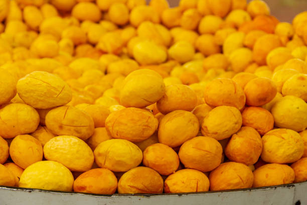 Pequi, typical fruit from Goiás. stock photo