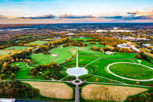 istock Campbell Park in Milton Keynes at sunset 1350918154