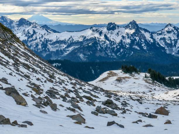 istock A Majestic Snow-covered Valley in Mount Rainier National Park 1350923526