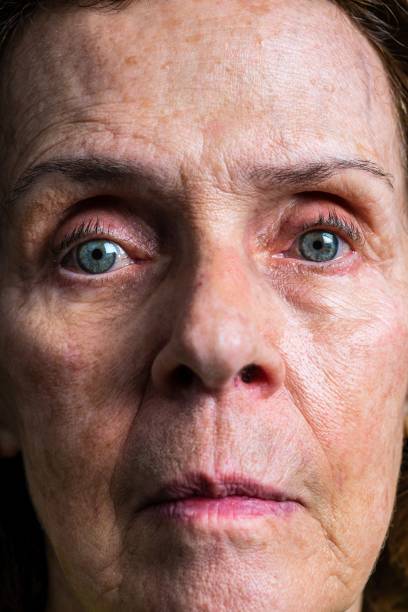 istock Serious Senior woman looking at the camera 1350925423