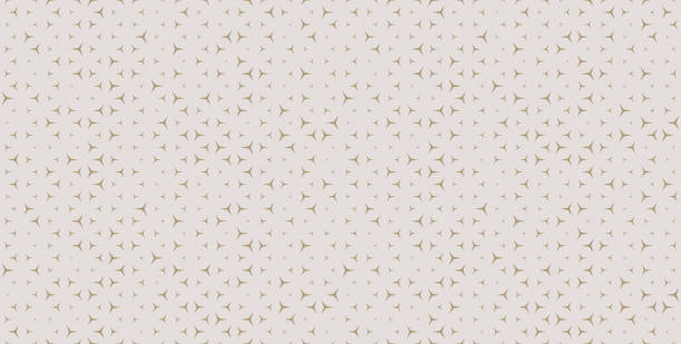 Minimalist geometric seamless pattern. Luxury texture with gold formed shapes Minimalist geometric seamless pattern. Ornamental modern background. Vector luxury texture with gold formed shapes. Trendy ornament used for design wallpaper, paper, covers, print, business card seamless pattern stock illustrations