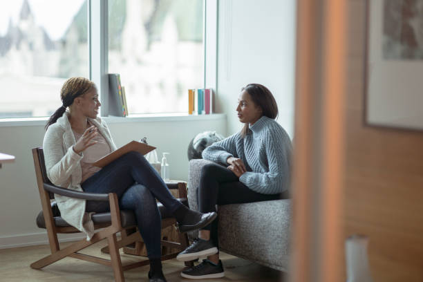 istock Therapist Meeting with a Client 1350942266