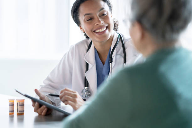 istock Senior medical Appointment 1350942333
