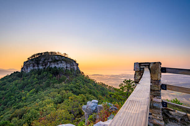 Pilot Mountain State Park, North Carolina,USA.