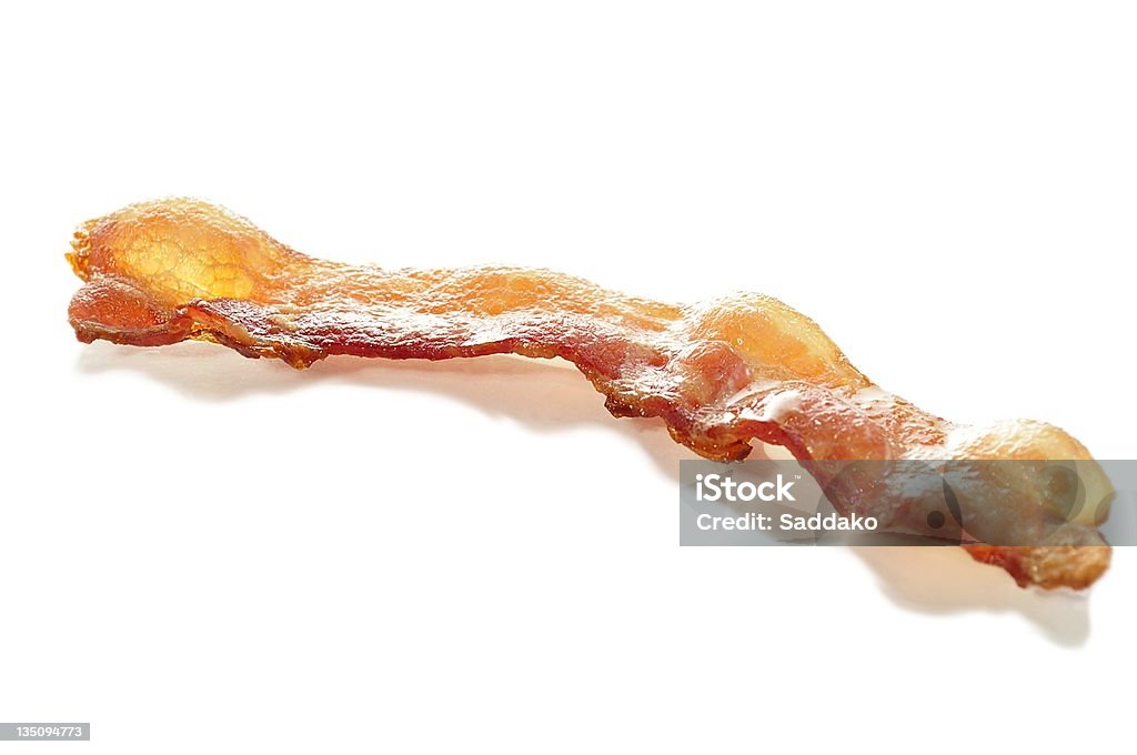 bacon de fritos - Royalty-free Alimentação Não-saudável Foto de stock