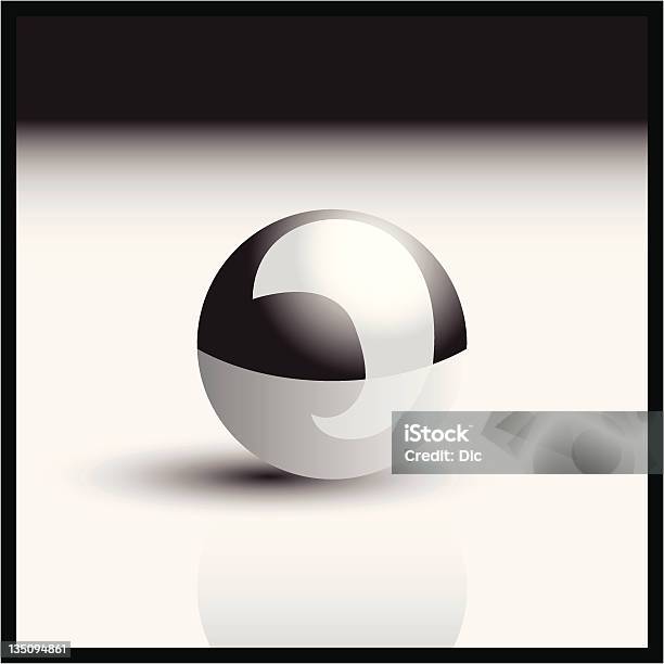 Silver Ball — стоковая векторная графика и другие изображения на тему Планета - Планета, Текстурный, Хром