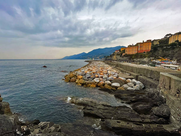 Camogli seashore, Genova, Liguria, Italy