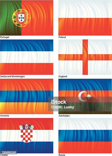 Materiale Impostato Sei - Immagini vettoriali stock e altre immagini di Calcio - Sport - Calcio - Sport, Inghilterra, Anno 2008