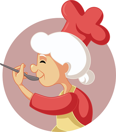 Free download of old lady chef cartoon character vector graphics and illustrations Free download of old lady chef cartoon character vector graphics and illustrations