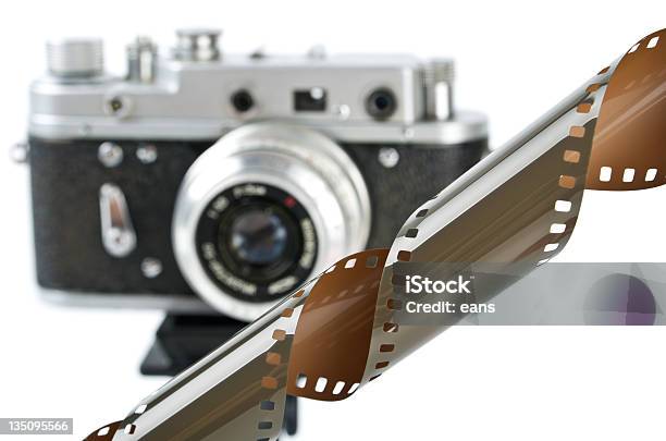 Photo Film Stock Photo - Download Image Now - Black Color, Camera - Photographic Equipment, Camera Film