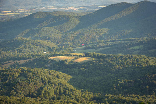 Along Skyline Drive at Shenandoah National Park: Range View Overlook, Virginia