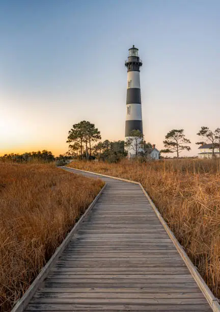 Photo of Bodie Island Lighthouse, North Carolina , USA.