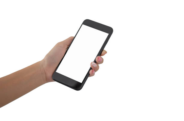 istock woman holding smart phone 1350957183