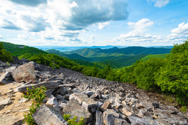 View from Blackrock Summit in Shenandoah National Park,VA