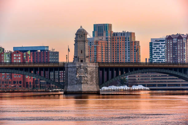 istock Longfellow Bridge,Boston in the morning. 1350958348
