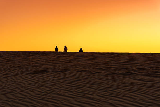 istock Jockey's Ridge State Park at sunset. 1350958453