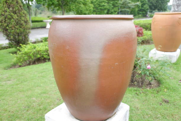 Brown Stone Jars in Vietnam.