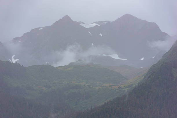istock Beautiful Mountain peak in Alaska,USA . 1350959286