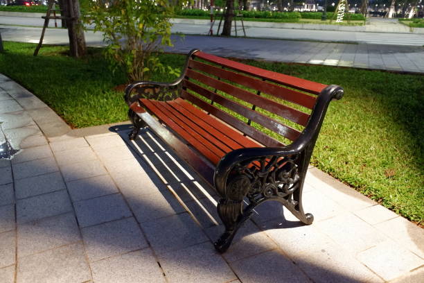 istock The modern public park in Vietnam(Vinhomes Starcity Thanh Hoa). View at night. 1350967434