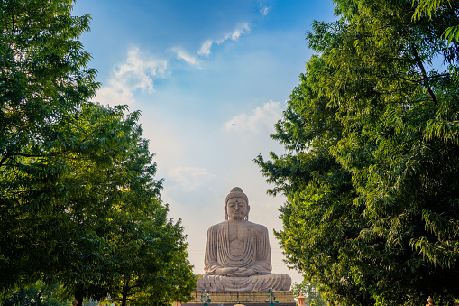 The famous Reclining Buddha at Wat Pho temple. Phra Nakhon District. Bangkok. Thailand.