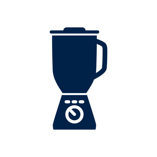 ilustraciones, imágenes clip art, dibujos animados e iconos de stock de vector de icono de licuadora aislado sobre fondo blanco. - batiendo