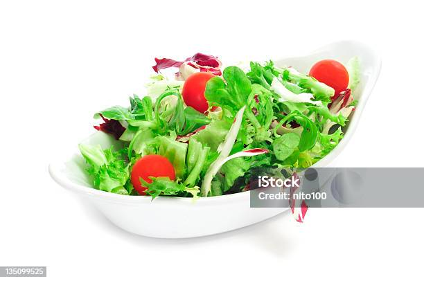 Salada - Fotografias de stock e mais imagens de Acompanhamento - Acompanhamento, Alface, Alface Romana