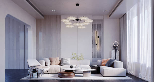 istock Modern style living room. 1351001038