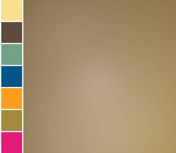 istock Military Gold gradient color background with theme Designer Color Palette. Designer pack with photograph and swatches references. Color Trend 2022 1351001858