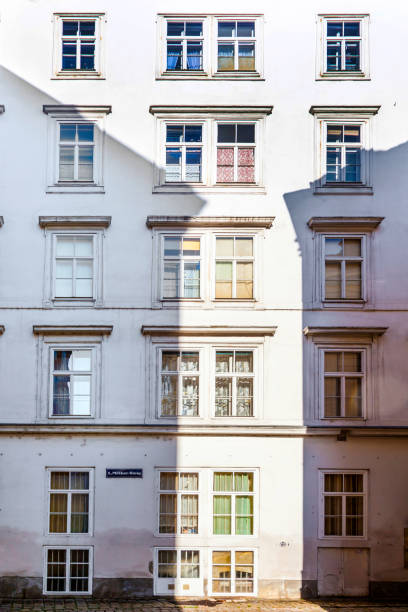 Vienna, Austria - November 27, 2010: typical old houses in Vienna first district in the famous area Moelker Steig. It belongs to the first district of Vienna.