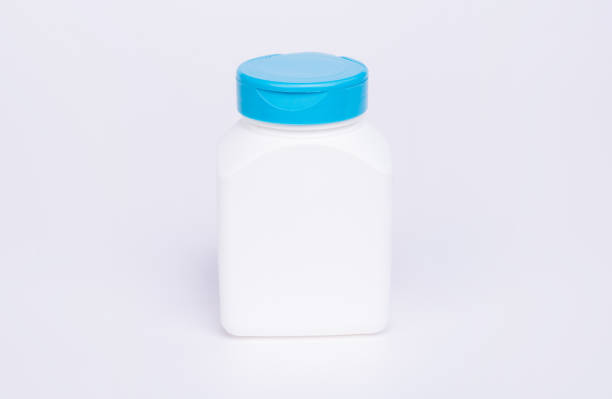 istock medicine jar white color isolated on white background, vitamin 1351005678