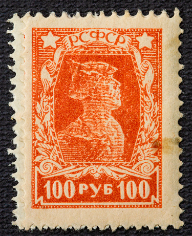 Postage stamp printed in Jamaica shows Half Penny in 1872