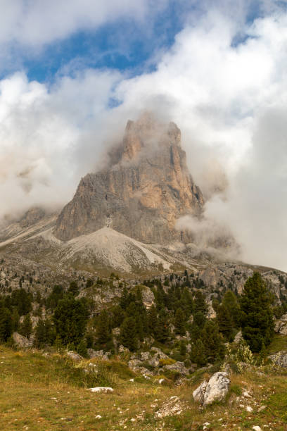 istock Stone City below Langkofel mountain 1351014861