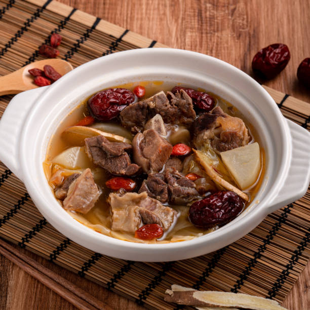 istock Delicious mutton hot pot in Taiwan. 1351016003