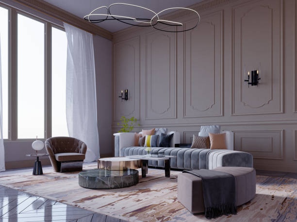 istock Luxury living room. 1351020203