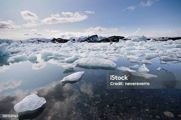 Jokulsarlon Lagoon Iceberg Iceland Stock Photo - Download Image Now - Climate Change, Ice, Melting