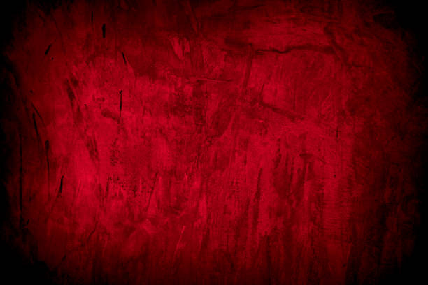 istock Old wall texture cement black red  background abstract dark color design are light with white gradient background. 1351020838