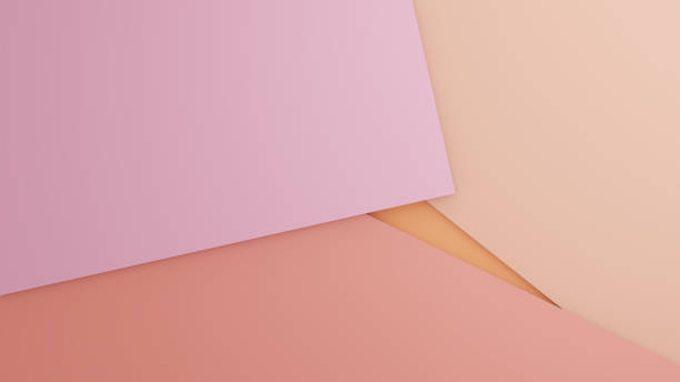 istock Abstract minimalistic yet colorful background. 3D illustration 1351025574