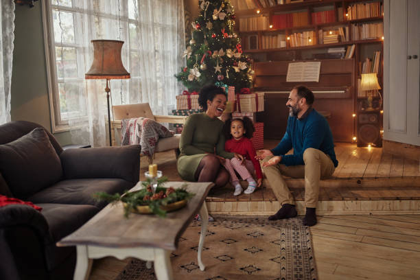 istock Parents and daughter spending holidays together 1351036193