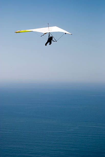 istock Hang-gliding over the sea 135104274