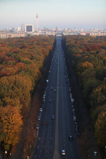 istock 17th Juni avenue in Berlin from the Victory Column 1351046034